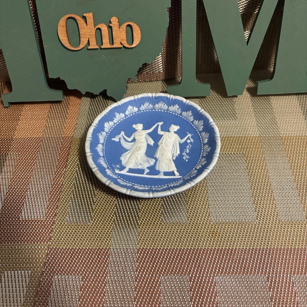 Wedgwood Blue Jasperware Plate